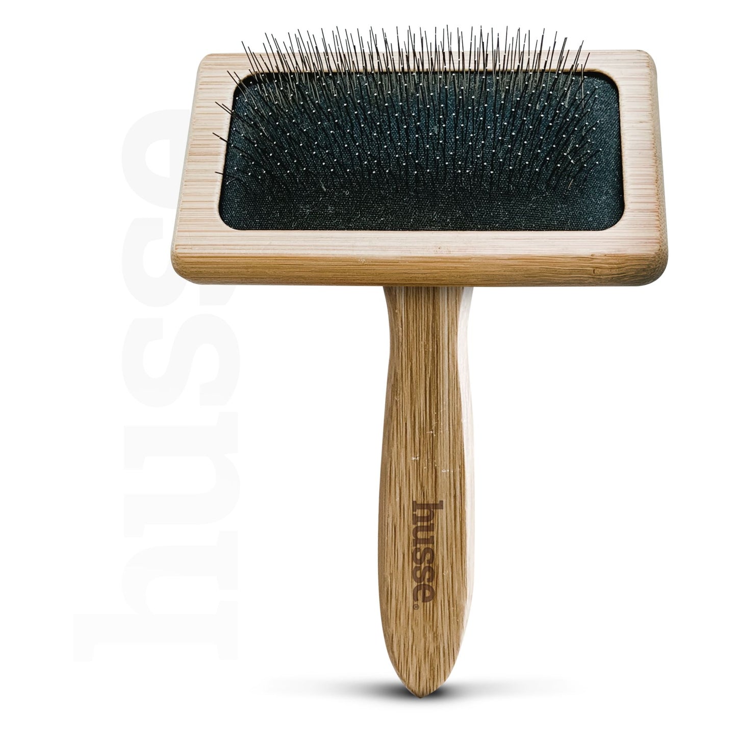 Karda | Slicker grooming brush with bamboo handle