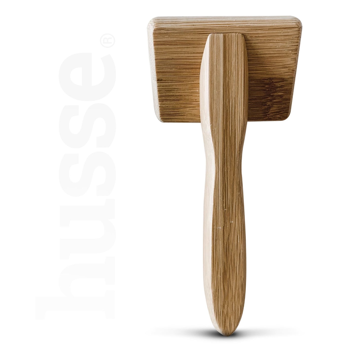 Karda | Slicker grooming brush with bamboo handle