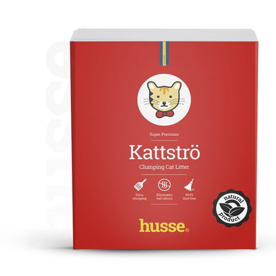 Kattstro Red, 10 kg | Cat litter made of grey bentonite clay (Discount - Box Dented, Pick-up Only)