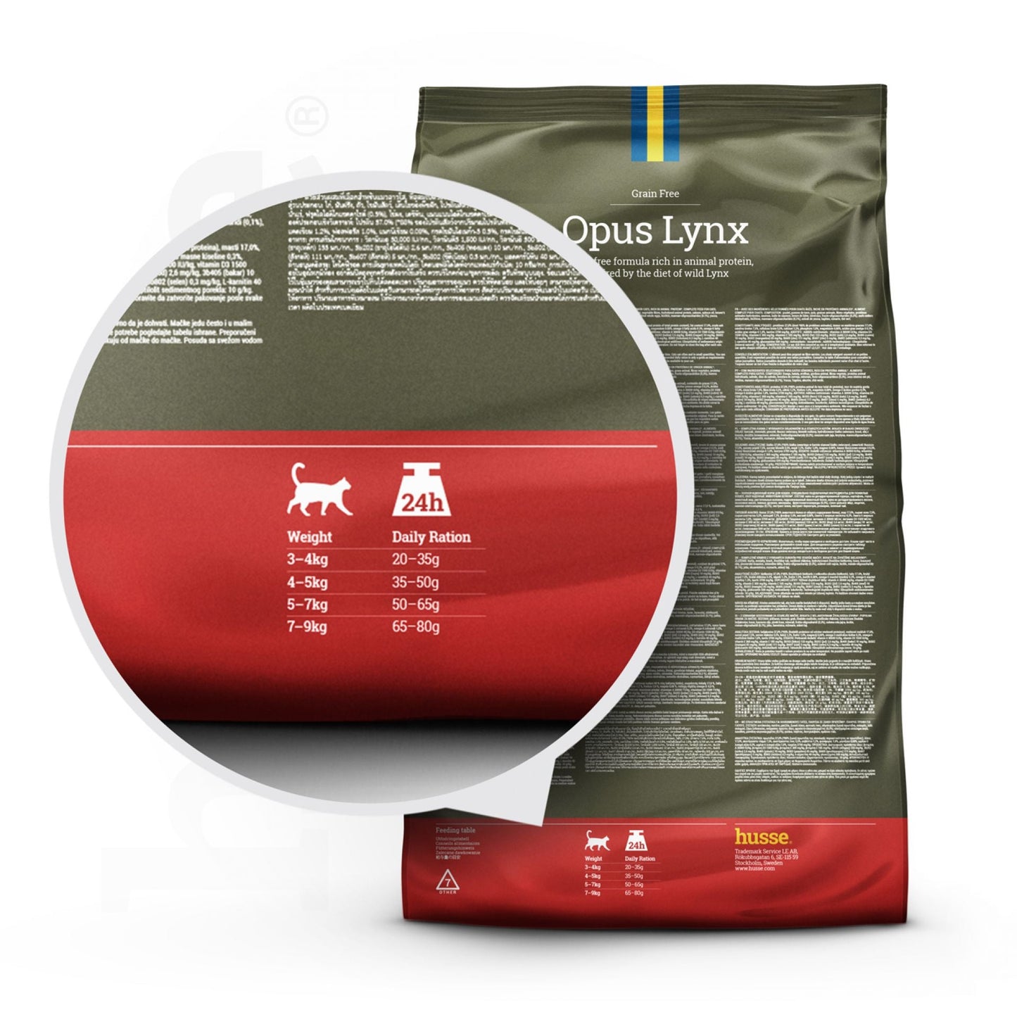 Opus Lynx | Grain free kibbles for cats with sensitive skin & stomachs (free sample - one pack per customer)