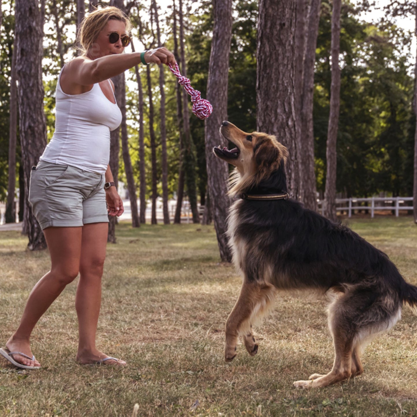 Rep Boll | Rope toy with knotted ball