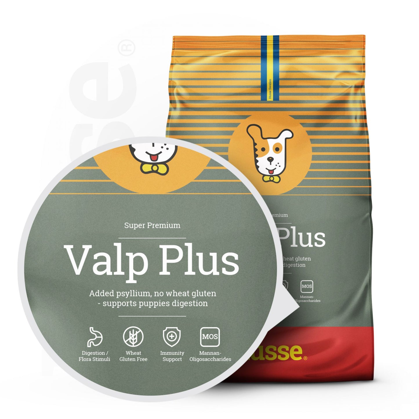 Valp Plus | サイリウムと植物繊維を配合し、消化をスムーズにする完全な栄養剤 (有効期限 2025 年 7 月~8 月)