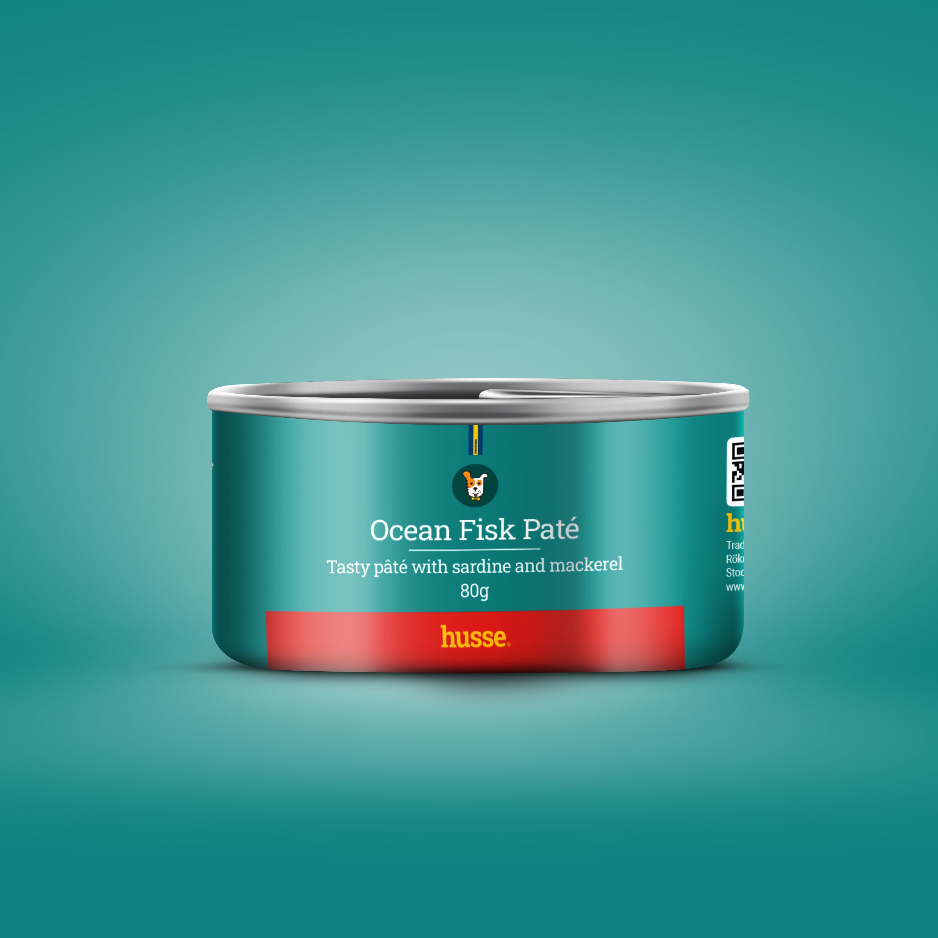 Ocean Fisk Paté, 80 g | Tasty pâté with sardine and mackerel – Husse ... Ocean Fisk Paté, 80 g | Tasty pâté with sardine and mackerel – Husse ...