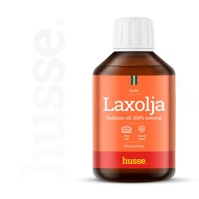 Laxolja、300 ml | 健康な皮膚と光沢のある毛並みをサポートするプレミアムサーモンオイル (有効期限 - 11 月 24 日)