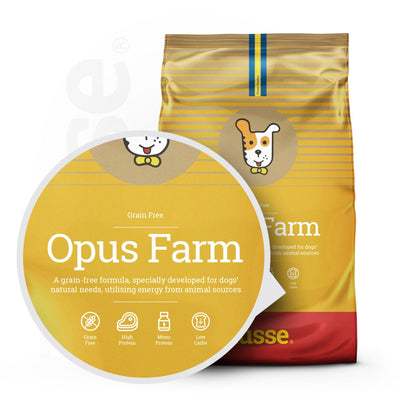 Opus Farm | 動物性タンパク質源を制限した穀物不使用のドライフード（無料サンプル - 1 名につき 1 パック）