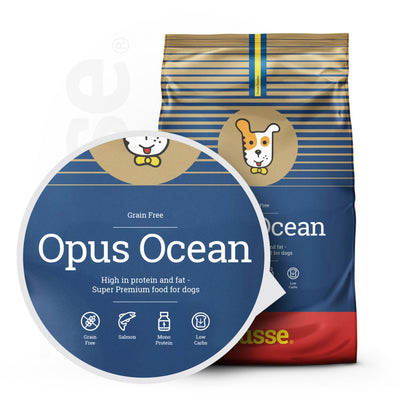 Opus Ocean | 単一の動物性タンパク質源を使用した穀物およびグルテンフリーのキブル