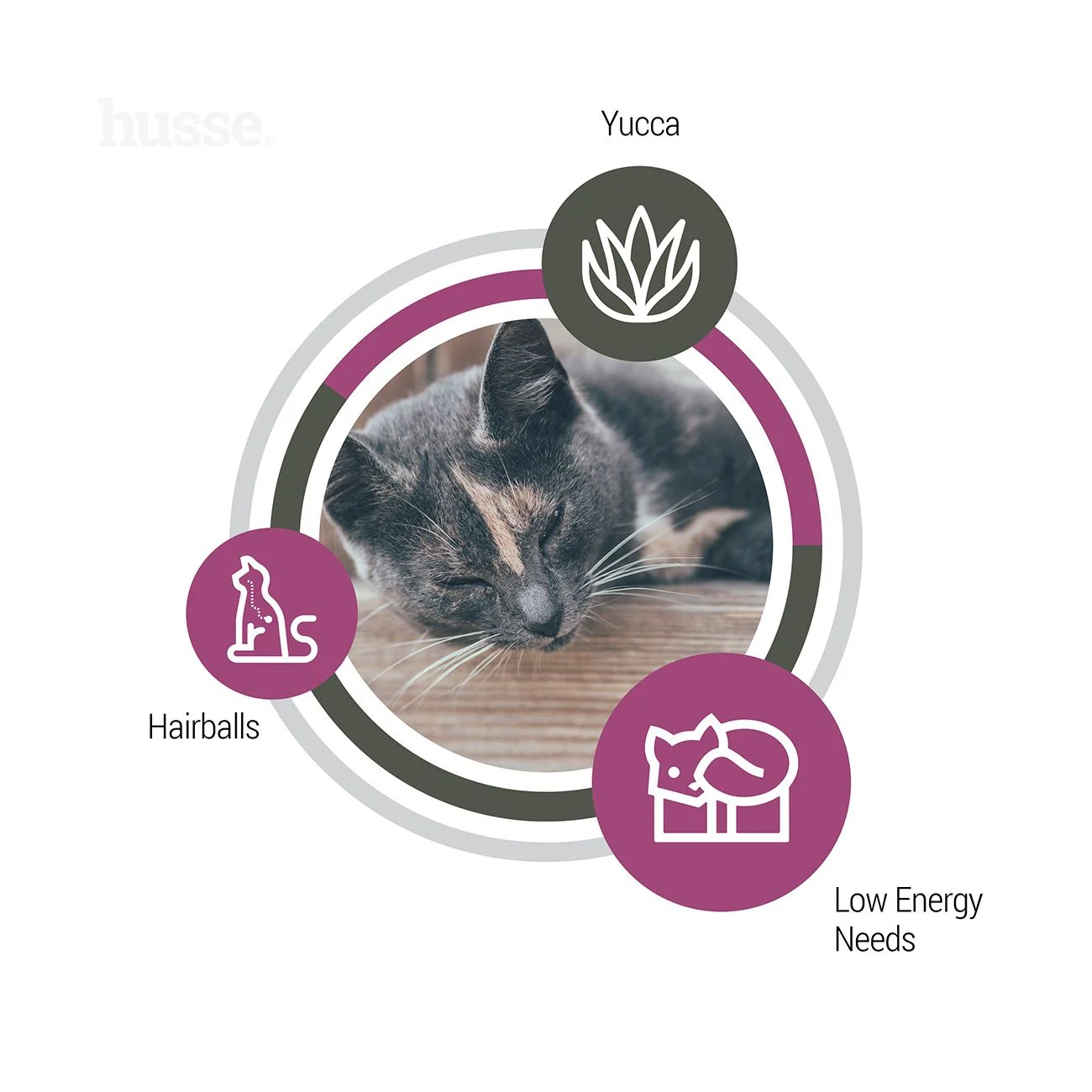 Exclusive Sterilised | Dry food made to satisfy a sterilised cat unique nutritional needs