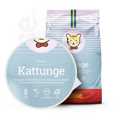 Exclusive Kattunge | Natural Complete Kitten Delicious Dry Cat Food High Chicken Meat Content